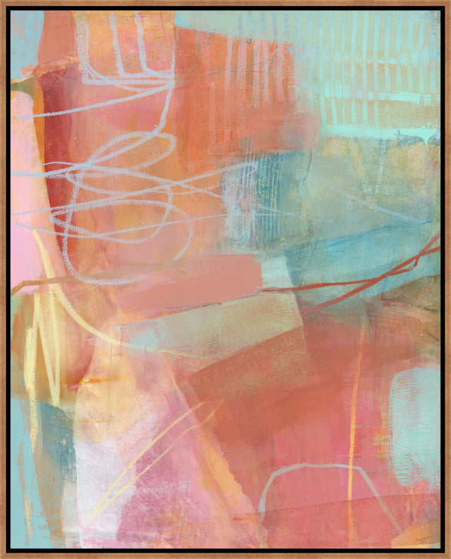 Strawberry Gelato by Wendy Hamilton | stretched canvas wall art