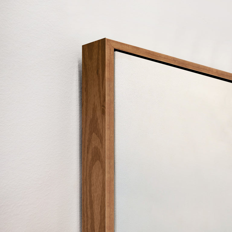 framed art canvas corner detail