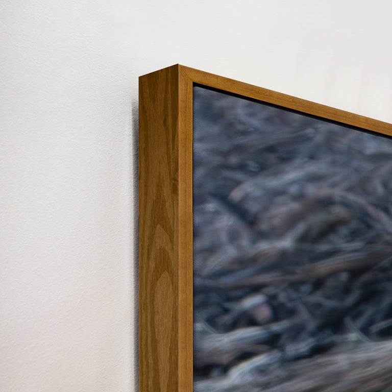 framed art canvas corner detail