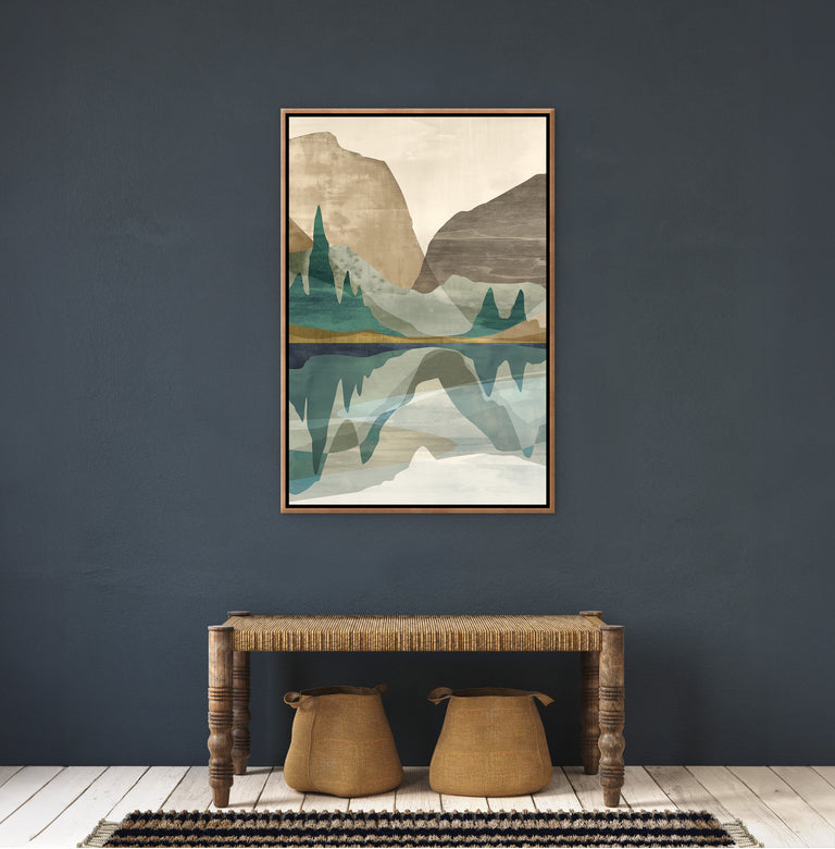 Beyond Mirrored Waters by Richard Ryder | wall art stretched canvas