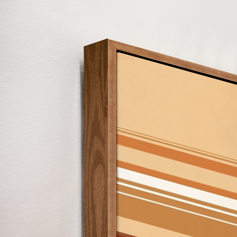 framed art canvas corner detail