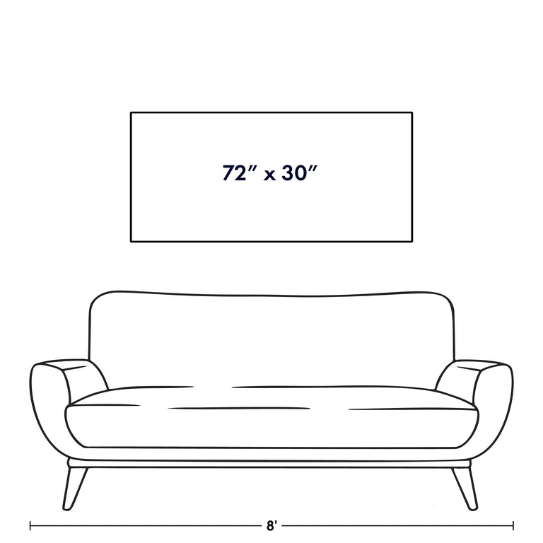 standard stretched canvas size 