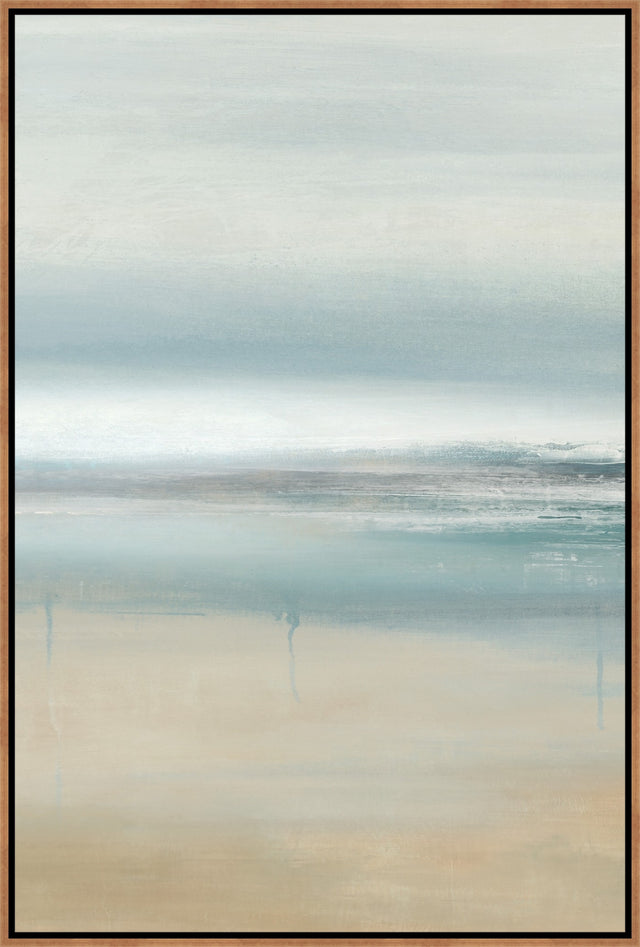 Beach Stroll I by Mari Urasawa | wall art stretched canvas