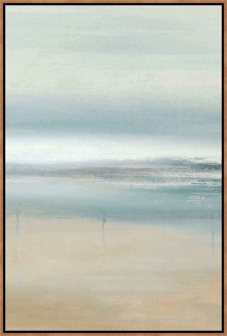 Beach Stroll I by Mari Urasawa | wall art stretched canvas