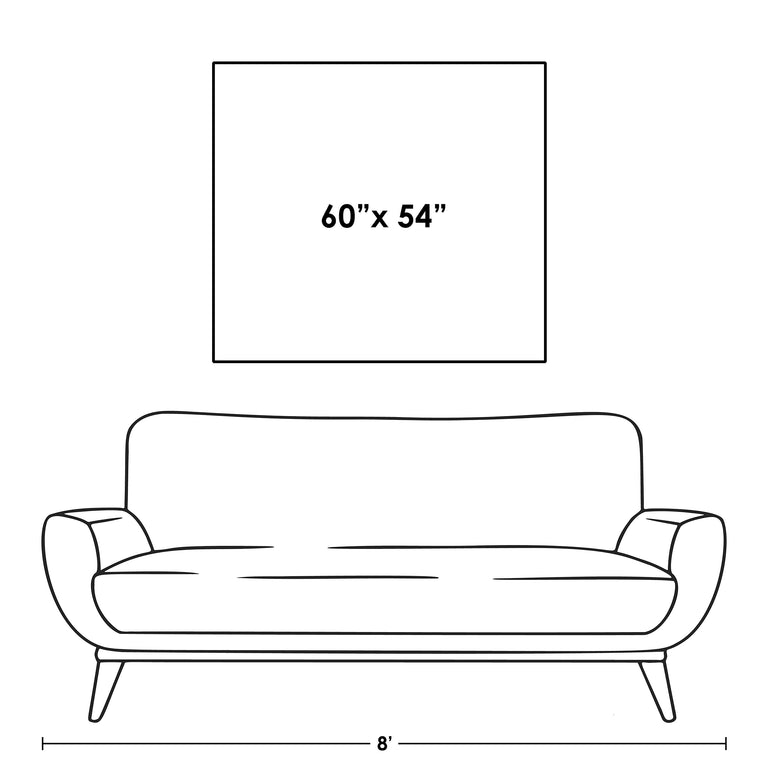 framed art canvas corner detail