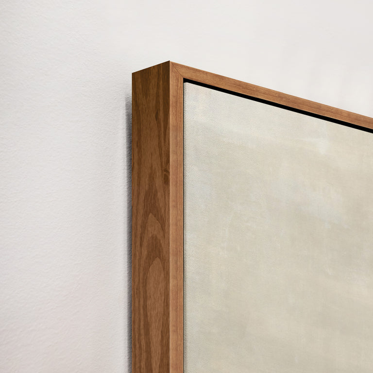 framed art canvas corner detail