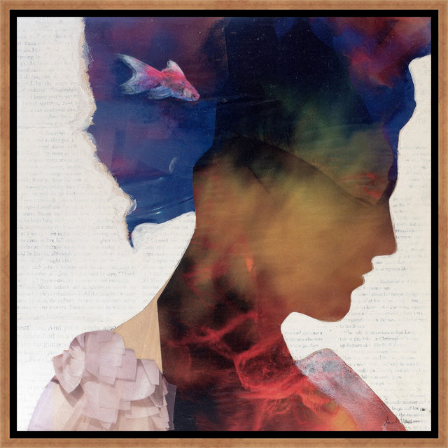 Pisces II by Alexander Nikanpour | wall art stretched canvas