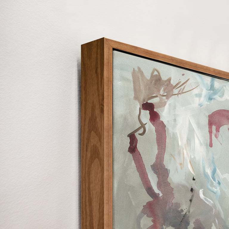 framed art canvas corner detail