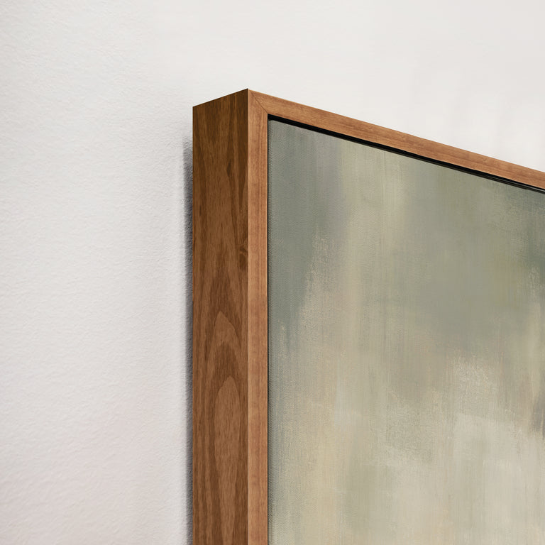 framed art canvas corner detail