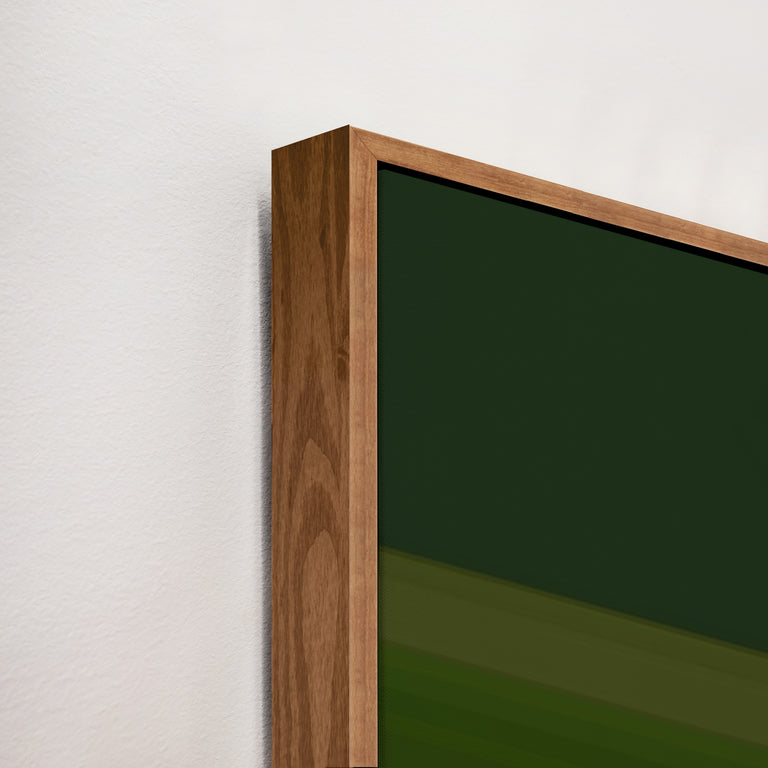 framed art canvas corner detail