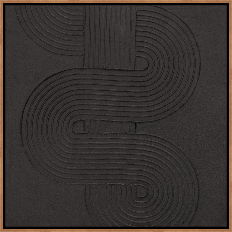 framed canvas corner detail