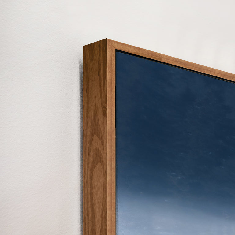 framed art canvas corner detail