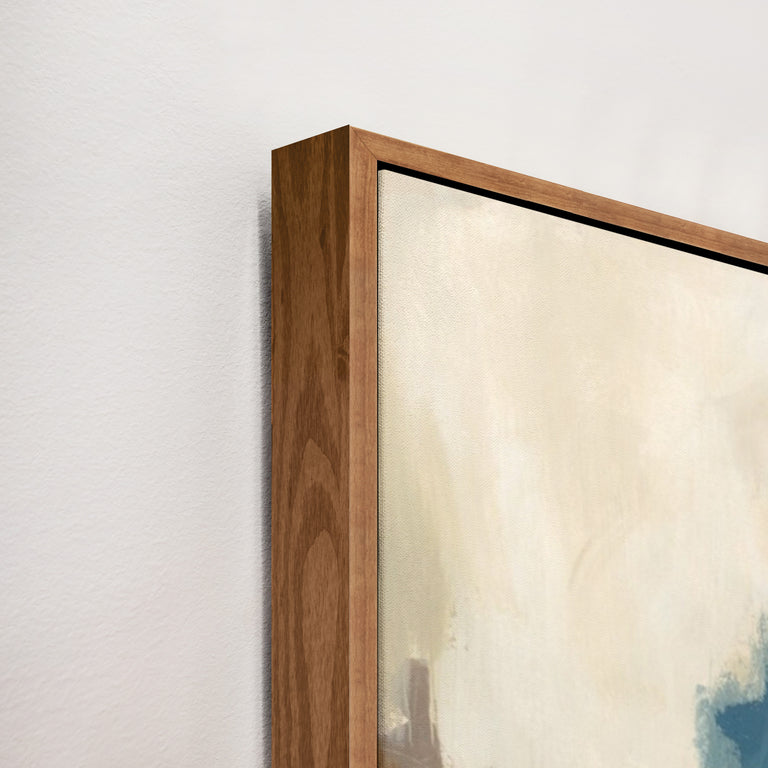 framed art canvas corner detail