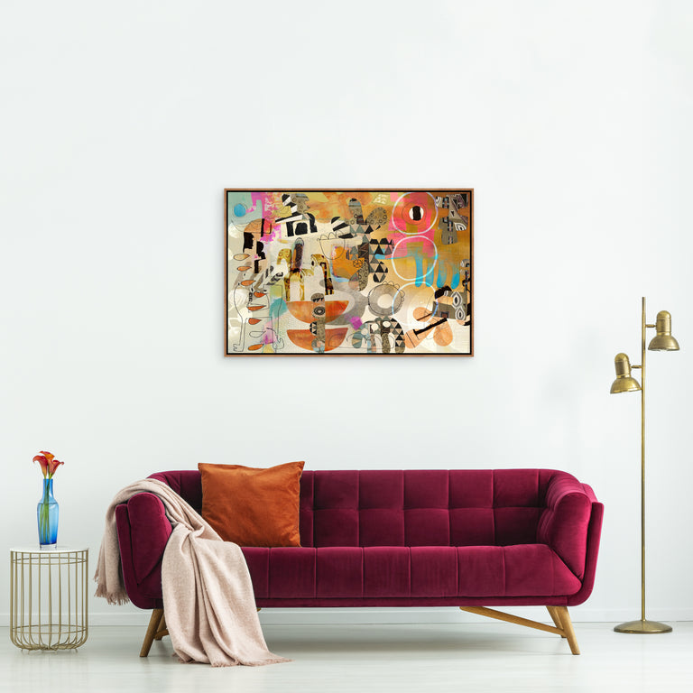 Levels by Nikki Chu | wall art stretched canvas