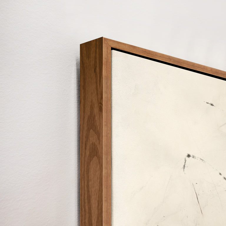 framed art canvas corner detail