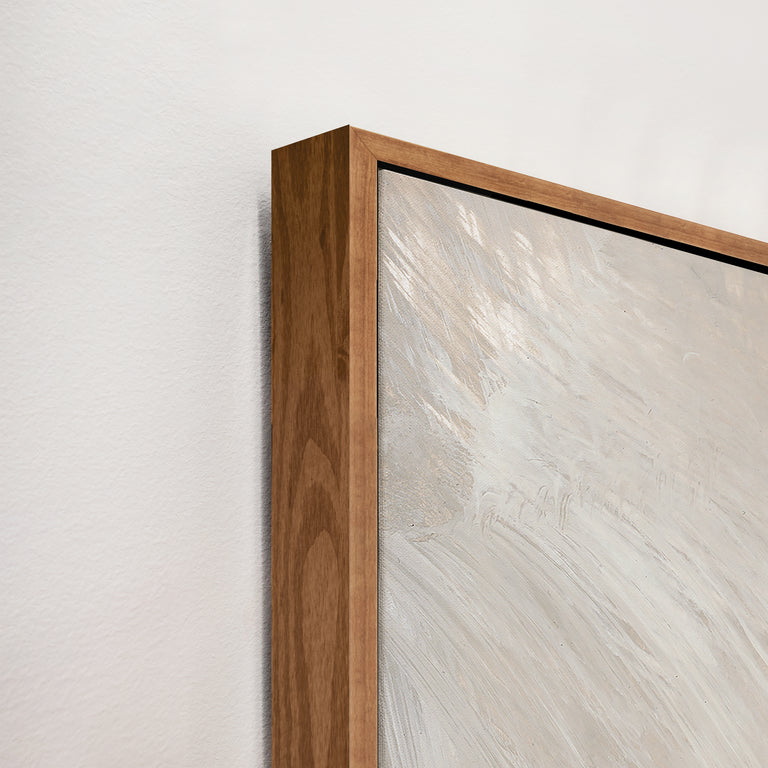 framed art canvas corner detail