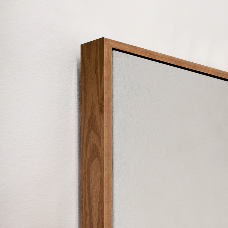 framed art canvas corner detail