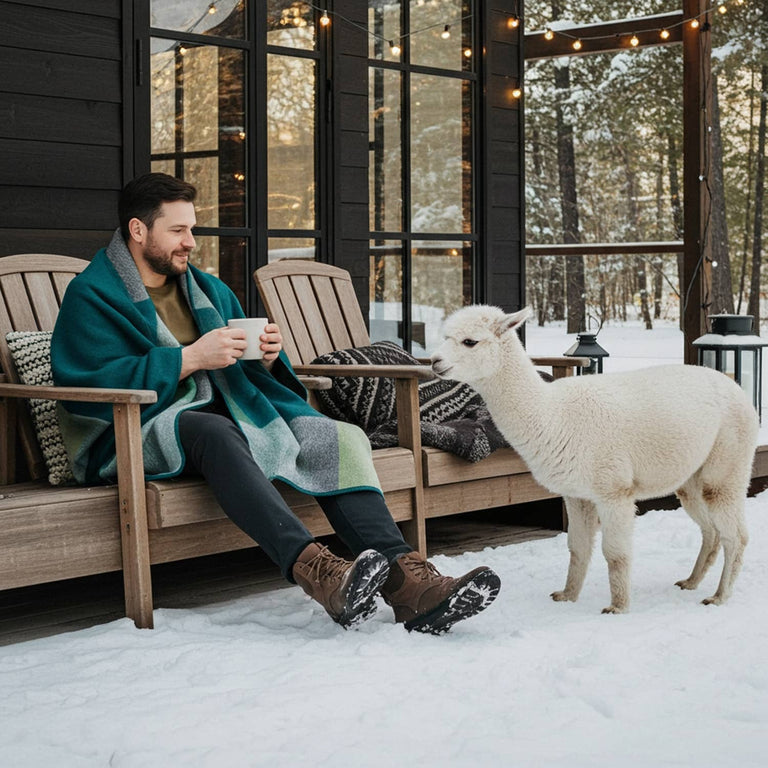 ALPACA THROW BLANKET • ALPINE | THROWS