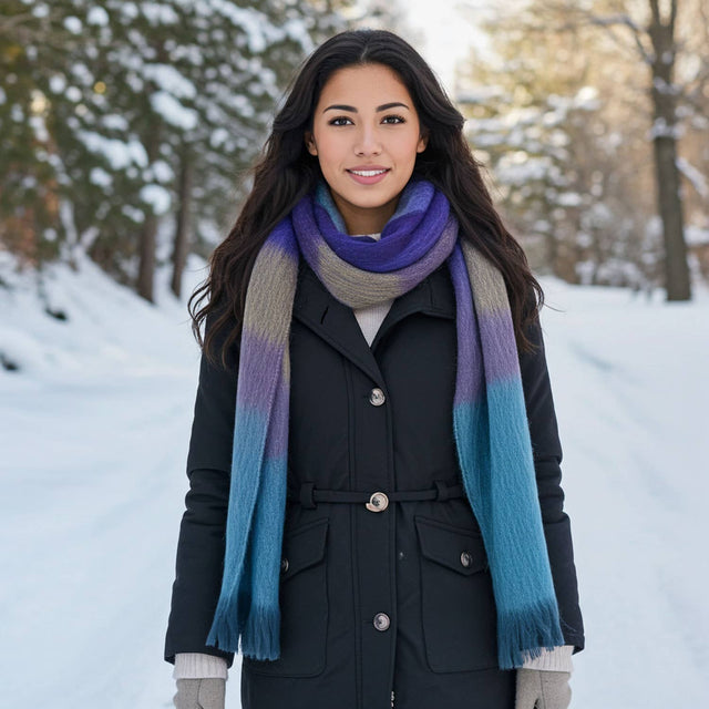 ALPACA PLAID SCARF • NIGHTFALL | APPAREL