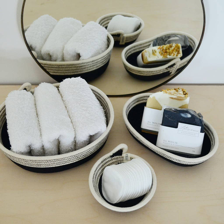PETITE OVAL BASKET - AFRI-SCANDI | ORGANIC SOUTH AFRICAN COTTON CRAFT