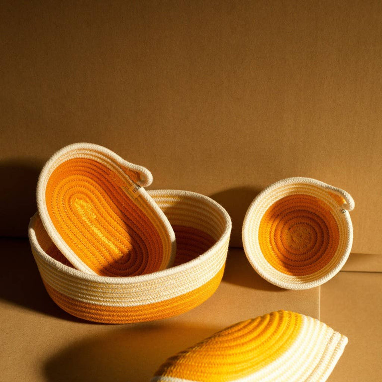 PETITE TRINKET BOWL - FRUIT PASTILLES COZY HUES | ORGANIC SOUTH AFRICAN COTTON CRAFT