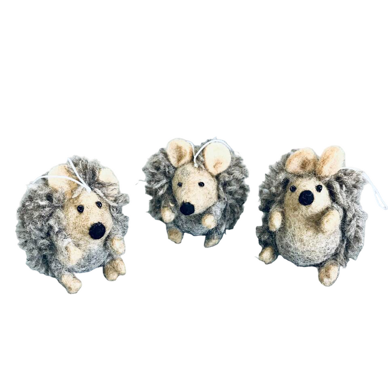HEDGEHOG ORNAMENT | HOLIDAY