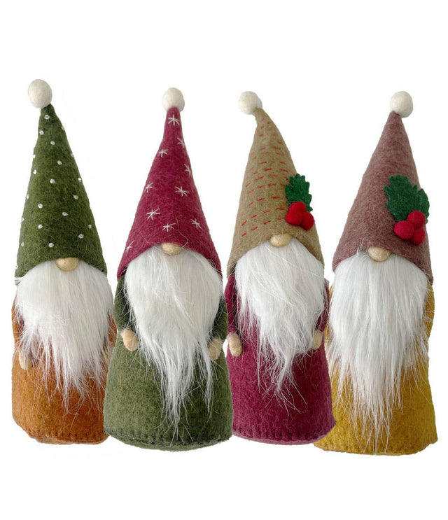 FELT GNOMES • 11 INCH TALL | HOLIDAY