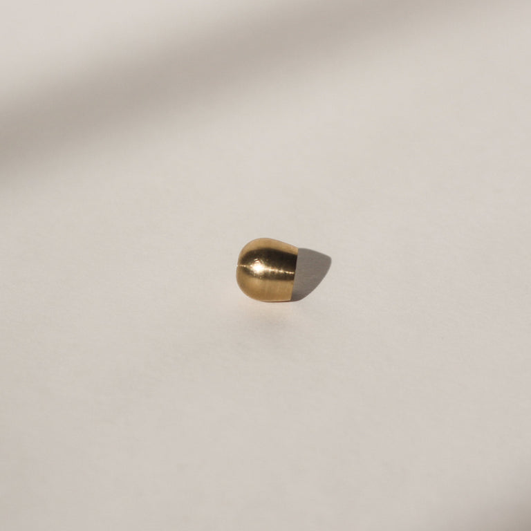 Ellipse Brass Incense Holder