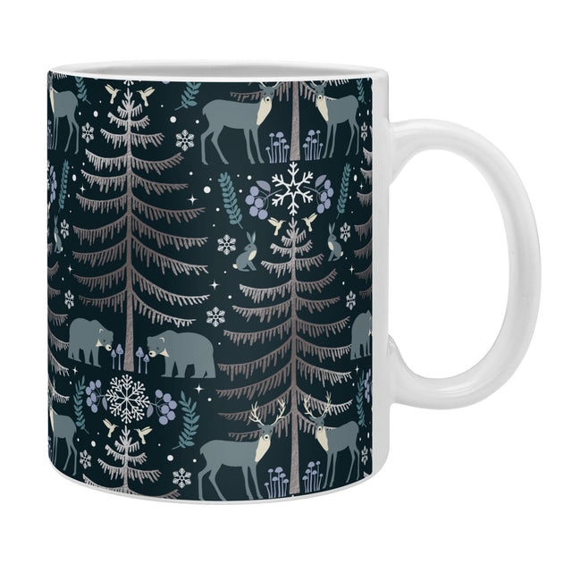 MOON WINTER FOREST MUG