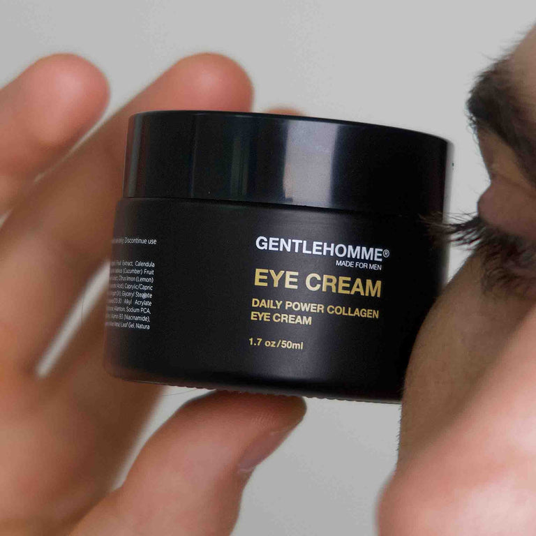 COLLAGEN & CAFFEINE EYE CREAM FOR MEN WITH HYALURONIC ACID | MENS SKIN CARE | BODY CARE