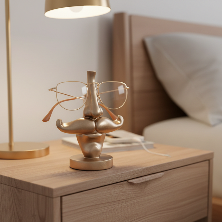 RESIN MUSTACHE EYEGLASS HOLDER