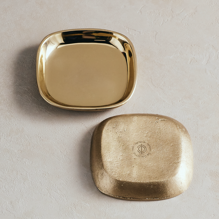 AURUM LONG BRASS TRAY | DECORATIVE OBJECTS | CATCHALLS