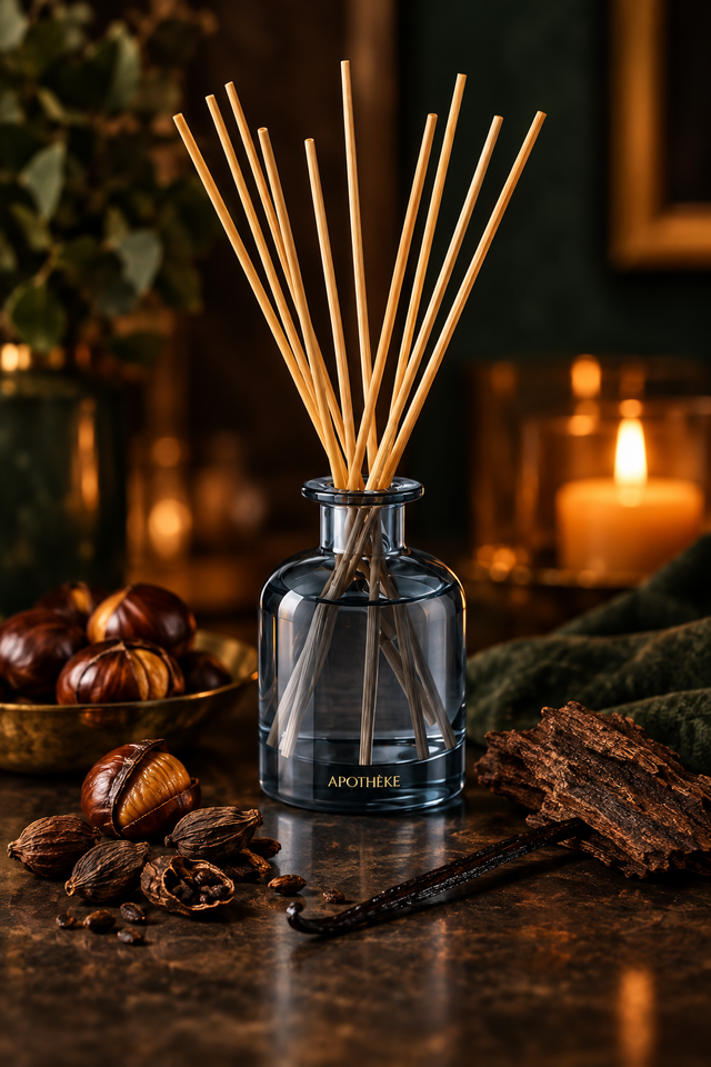 CARDAMOM CHESTNUT MINI DIFFUSER | HOLIDAY HOME FRAGRANCE