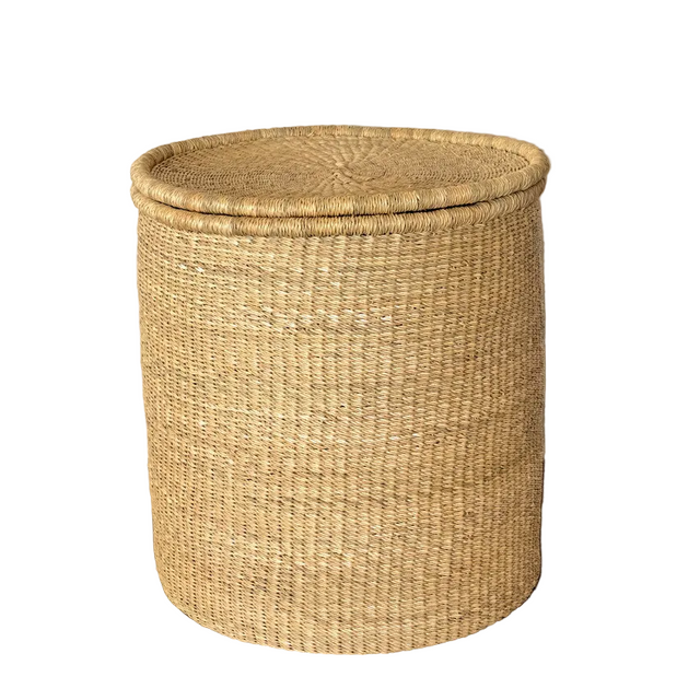 Lidded Hamper - Natural | BASKETS