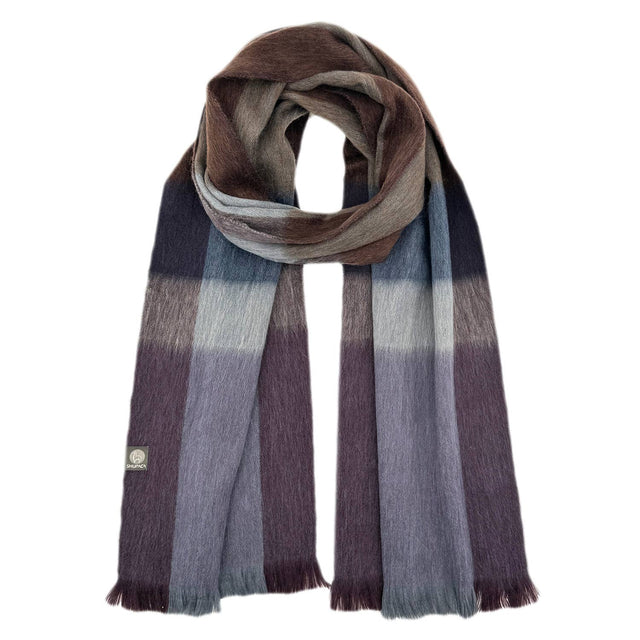 ALPACA PLAID SCARF • MOCHA | APPAREL