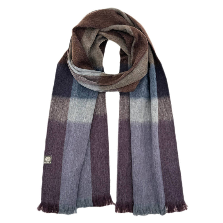 ALPACA PLAID SCARF • MOCHA | APPAREL