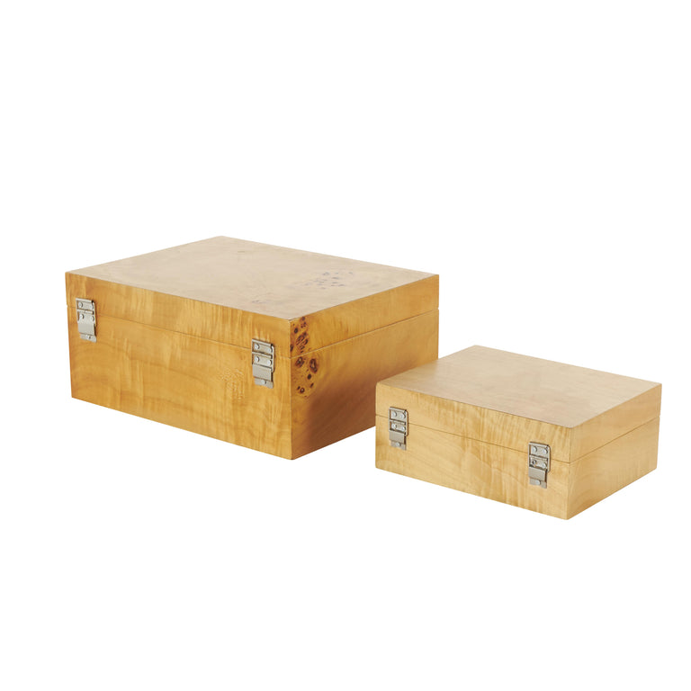 BURLED WOOD BOXES | STORAGE