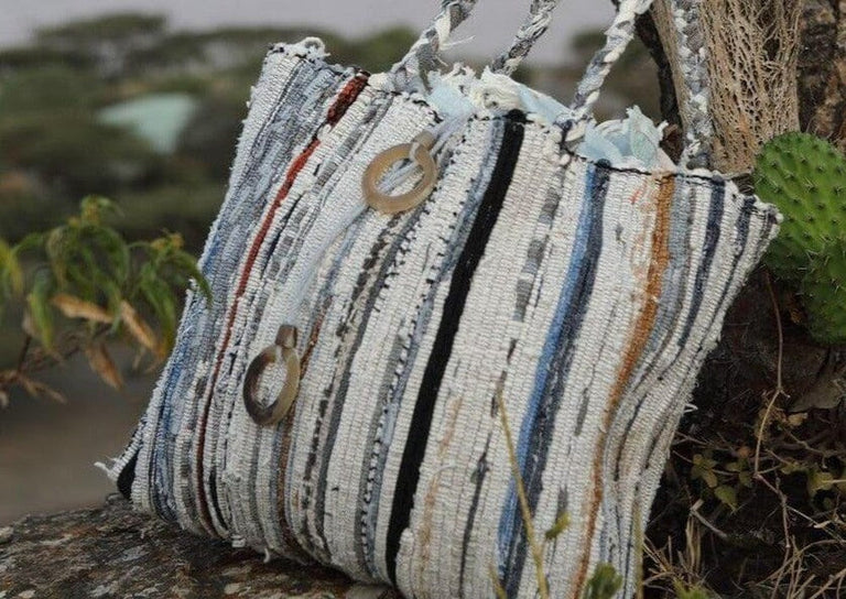 FASIKA UPCYCLED ETHIOPIAN COTTON BAG | APPAREL