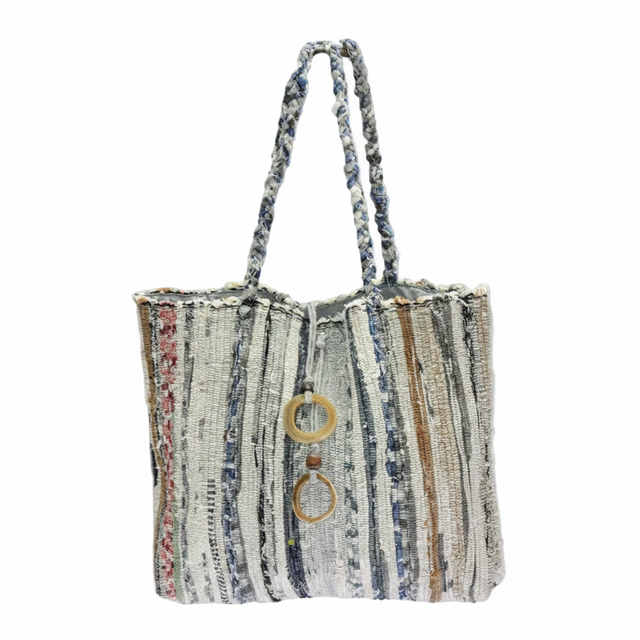 FASIKA UPCYCLED ETHIOPIAN COTTON BAG | APPAREL