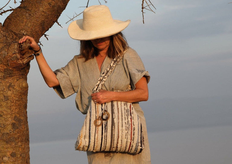 FASIKA UPCYCLED ETHIOPIAN COTTON BAG | APPAREL