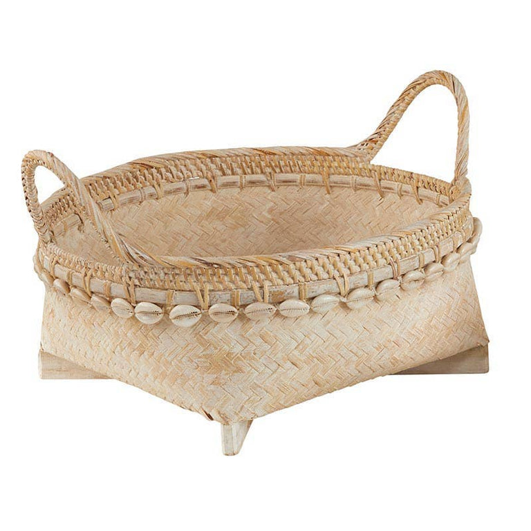 SHELL BASKETS WITH HANDLES | BASKETS