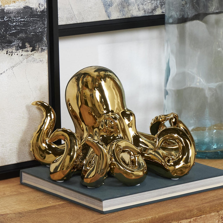 GOLDEN OCTOPUS | FIGURINE