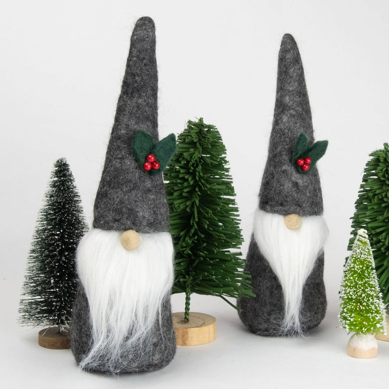 GREY FELT GNOME | HOLIDAY