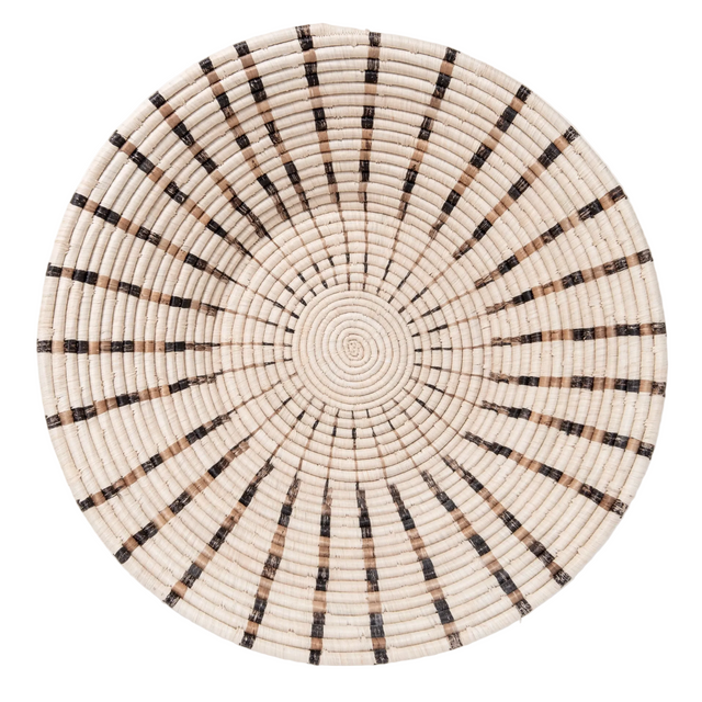 Extra Large Radial Basket ~ Banana Fiber