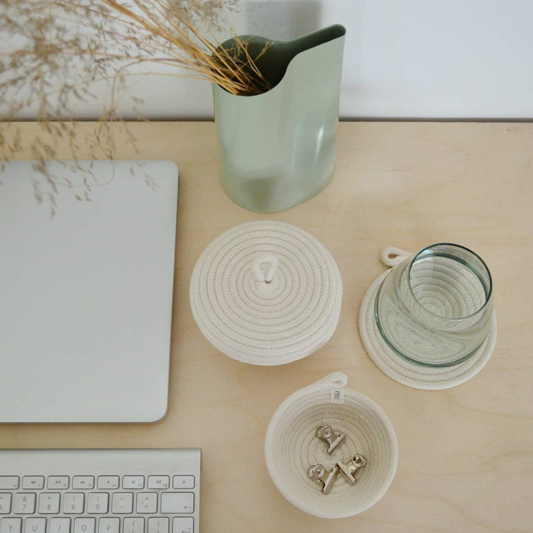 PETITE TRINKET BOWL - AFRI-SCANDI | ORGANIC SOUTH AFRICAN COTTON CRAFT