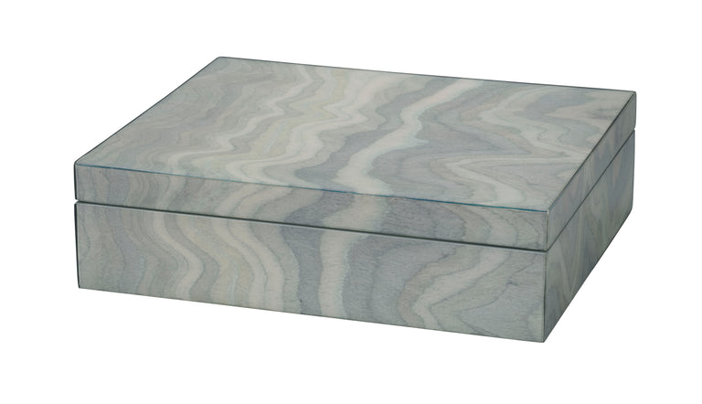 ELEVATION DECORATIVE BOX, PALE LACQUER