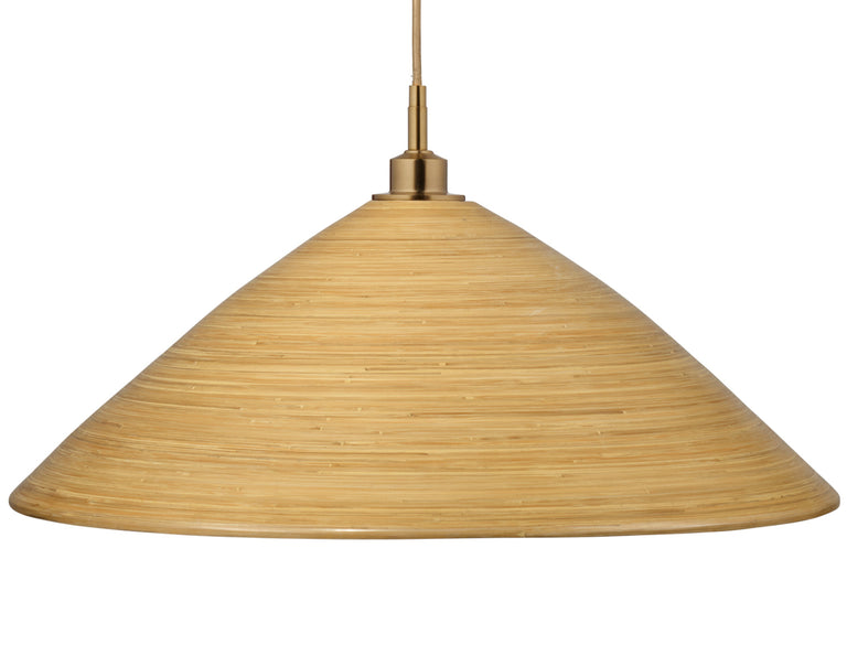 SPUN PENDANT, LARGE BAMBOO