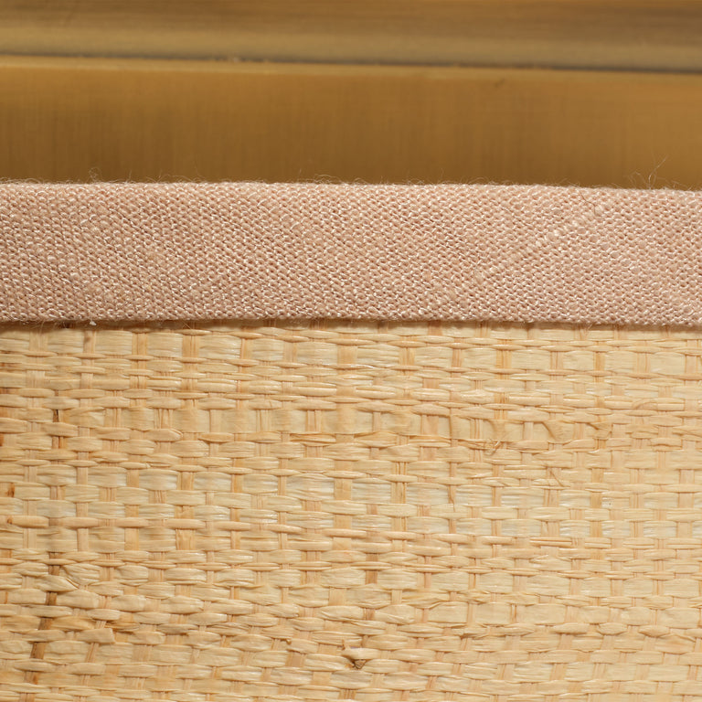 RILEY WALL SCONCE, RAFFIA