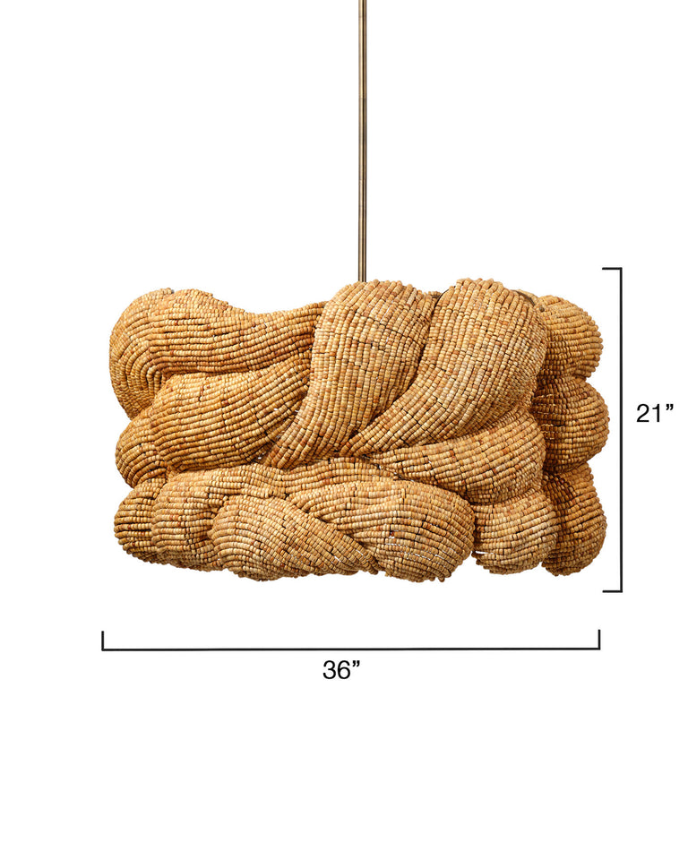 LARGE ANGUILLA CHANDELIER,