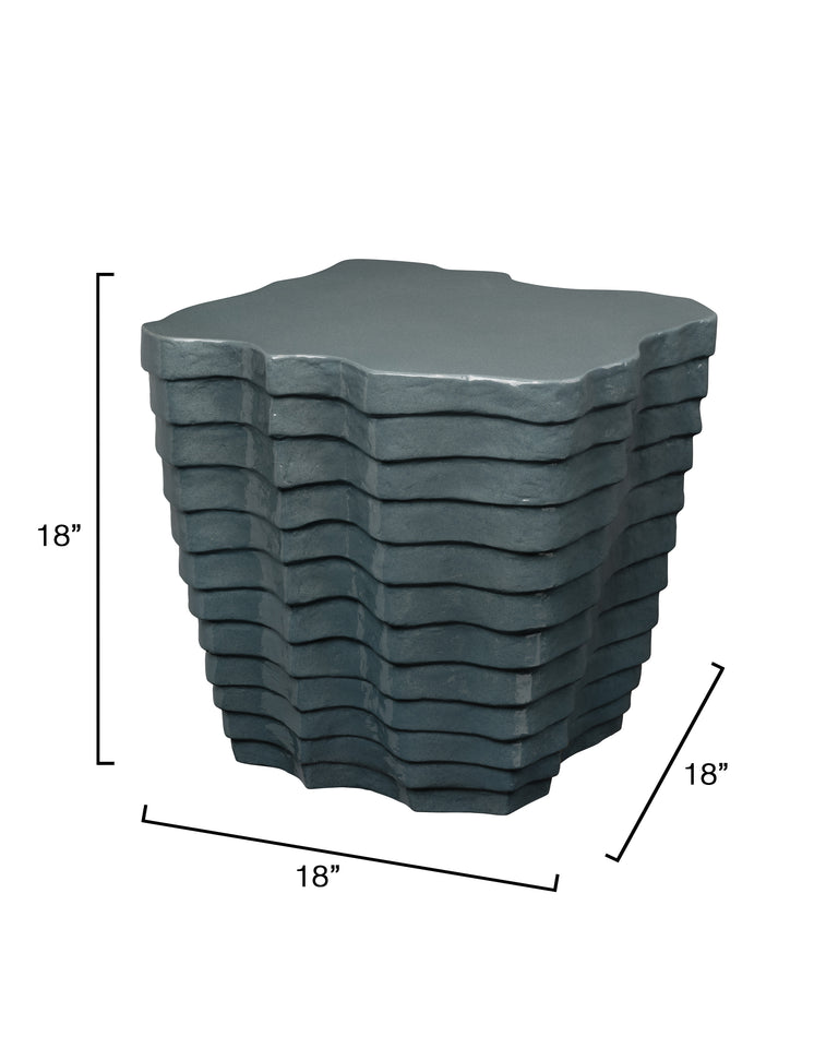 STRATA SIDE TABLE, SLATE